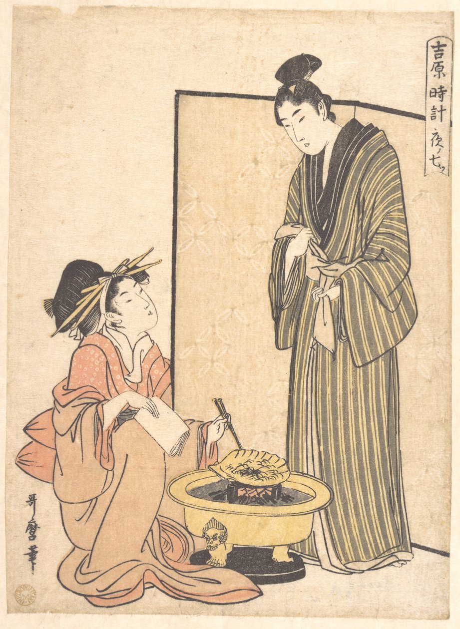 The Seventh Hour of the Night by Kitagawa Utamaro