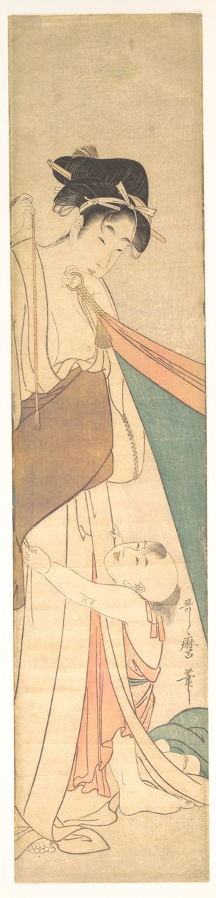 Woman and Child by Kitagawa Utamaro