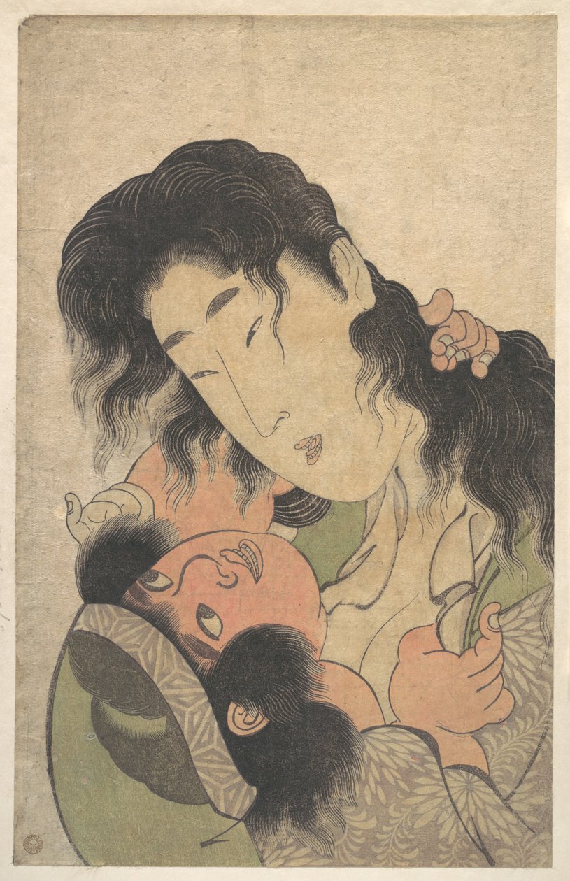 Yamauba Playing with Kintarō by Kitagawa Utamaro