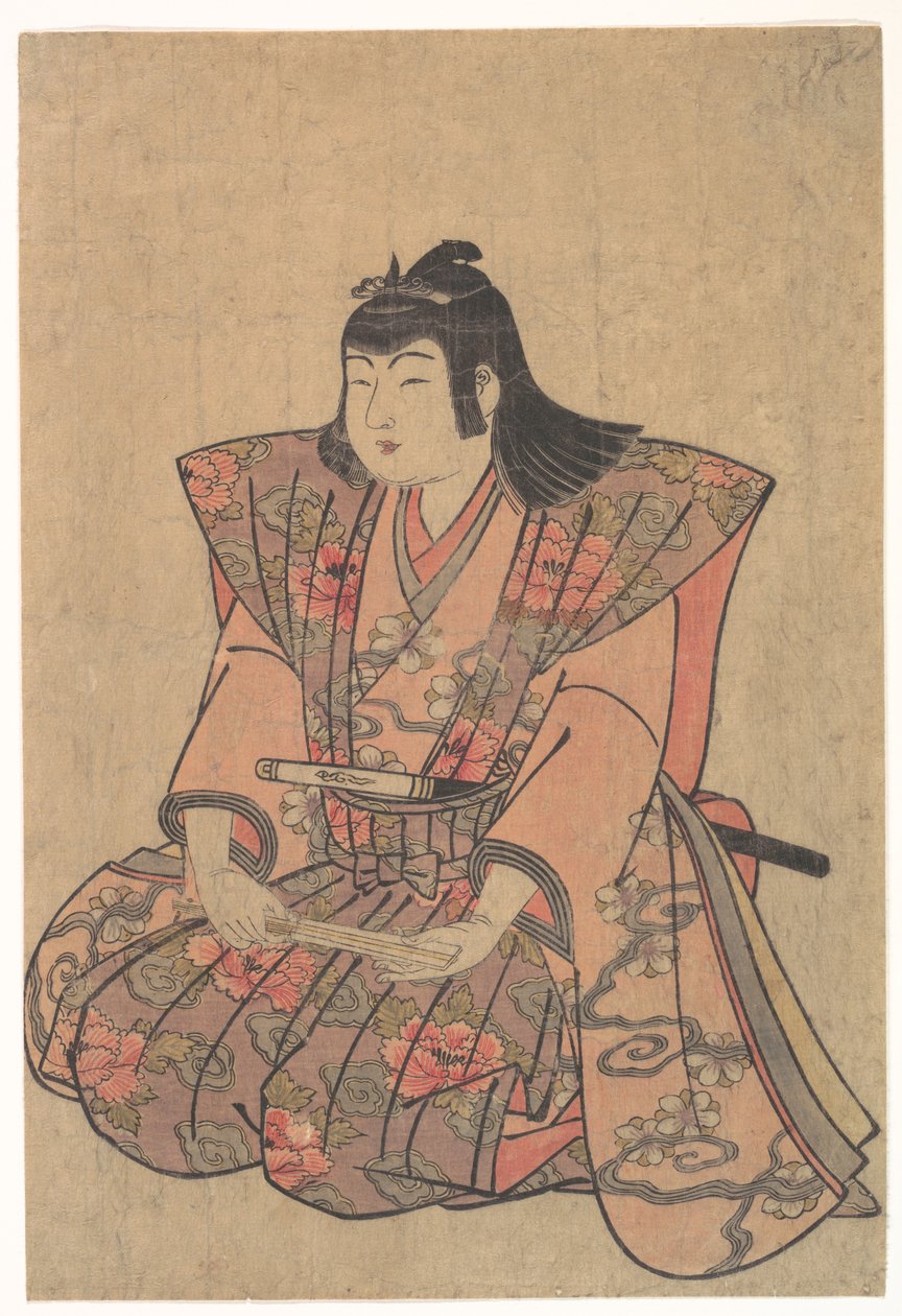 A Boy Singer by Kitao Shigemasa
