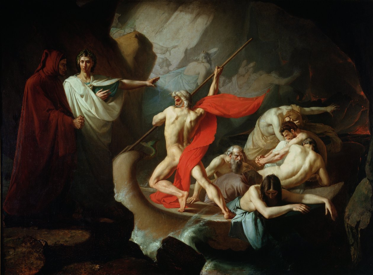 Charon Conveying the Souls of the Dead across the Styx by Konstantin Petrovich Pomerantsev