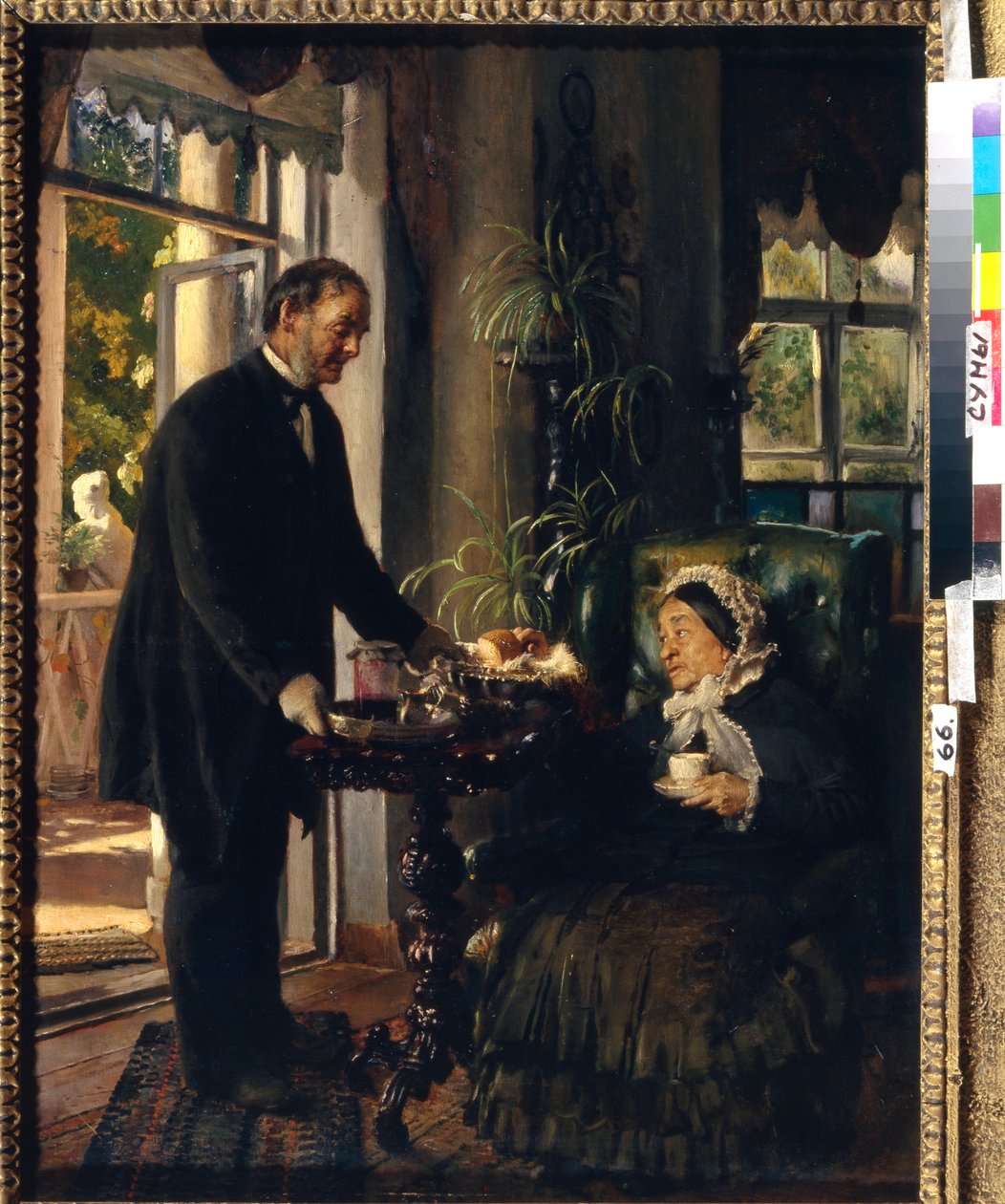 A Manor House Chatelaine by Konstantin Egorovich Makovsky