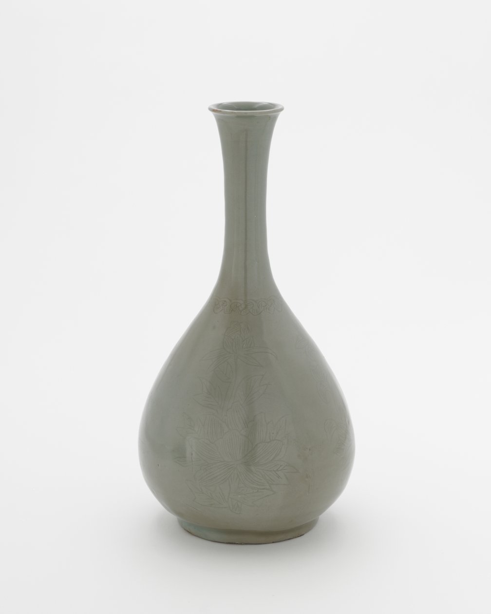 Bottle with Incised Decoration by Korean School