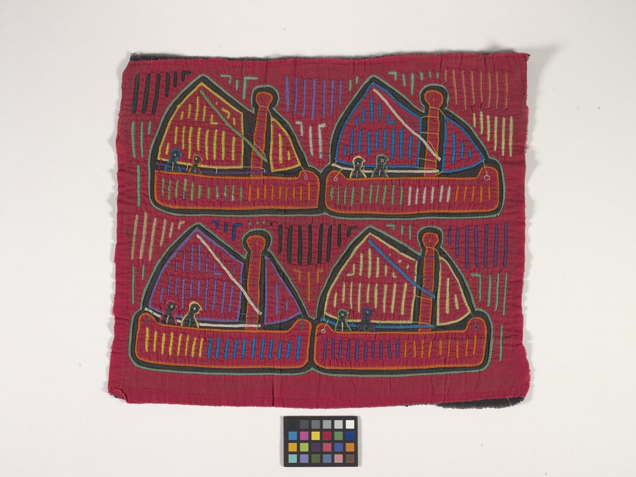 Shirt Panel (Mola) by Kuna Indian Culture