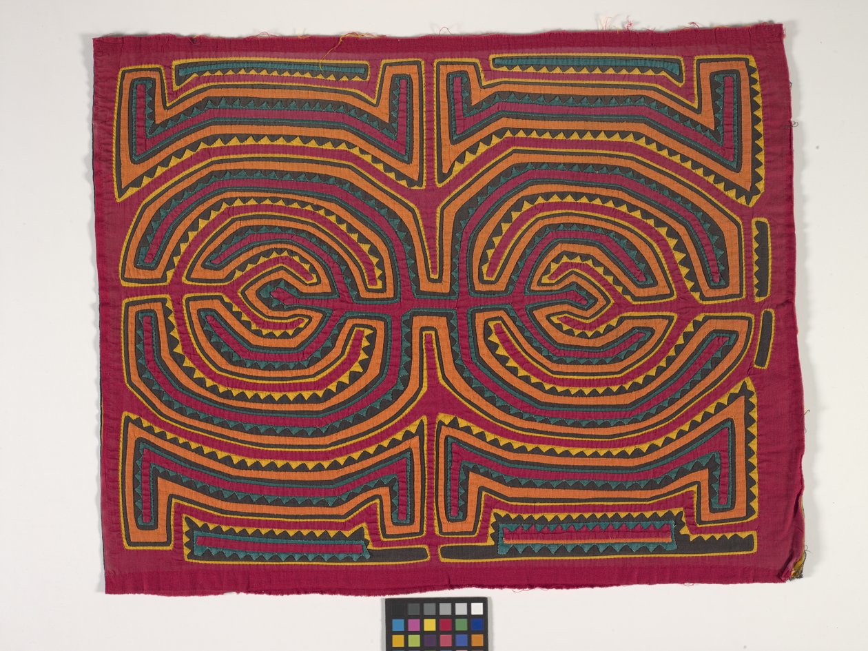 Shirt Panel (Mola) by Kuna Indian Culture