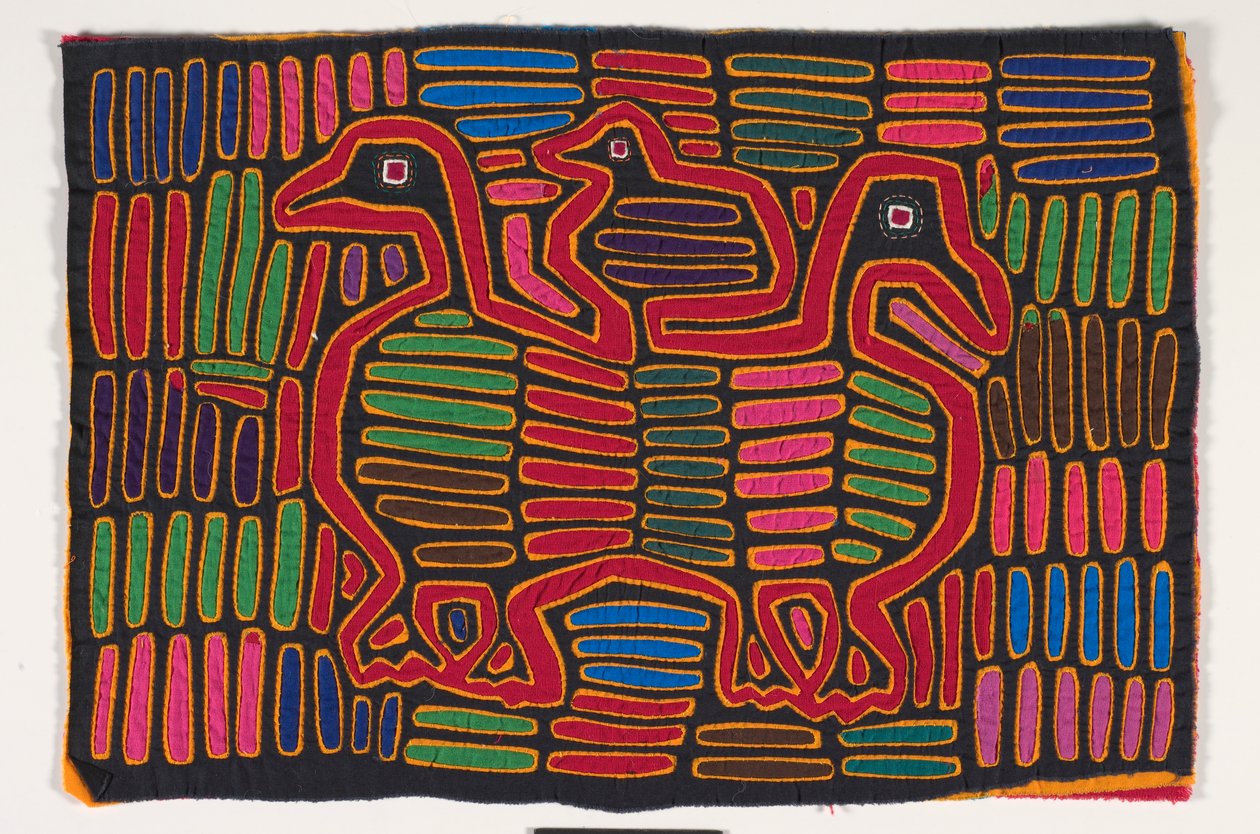 Shirt Panel (Mola) by Kuna Indian Culture