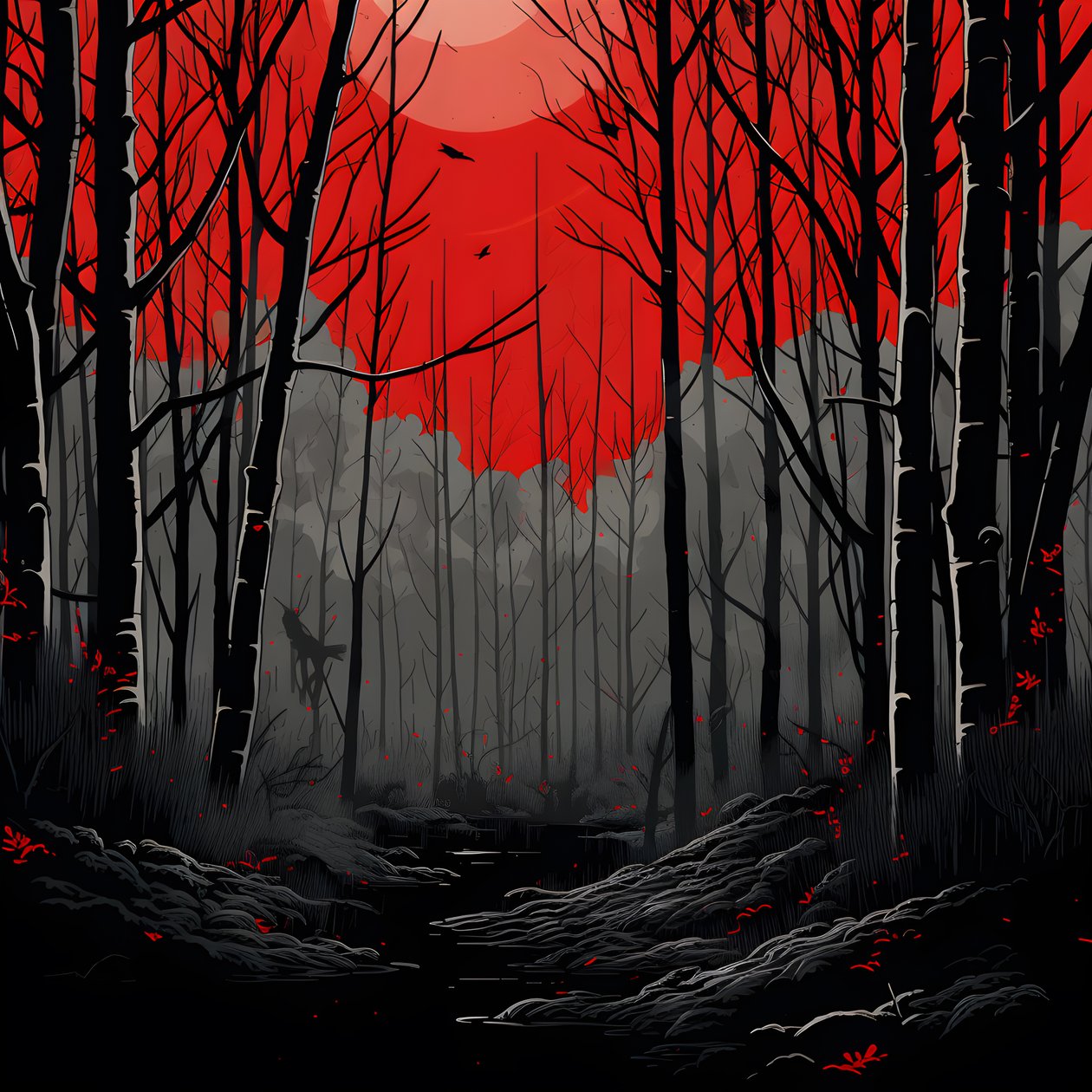 The Forty-Seventh Picture Since Faith Bled Red 1 by Kurt Heppke