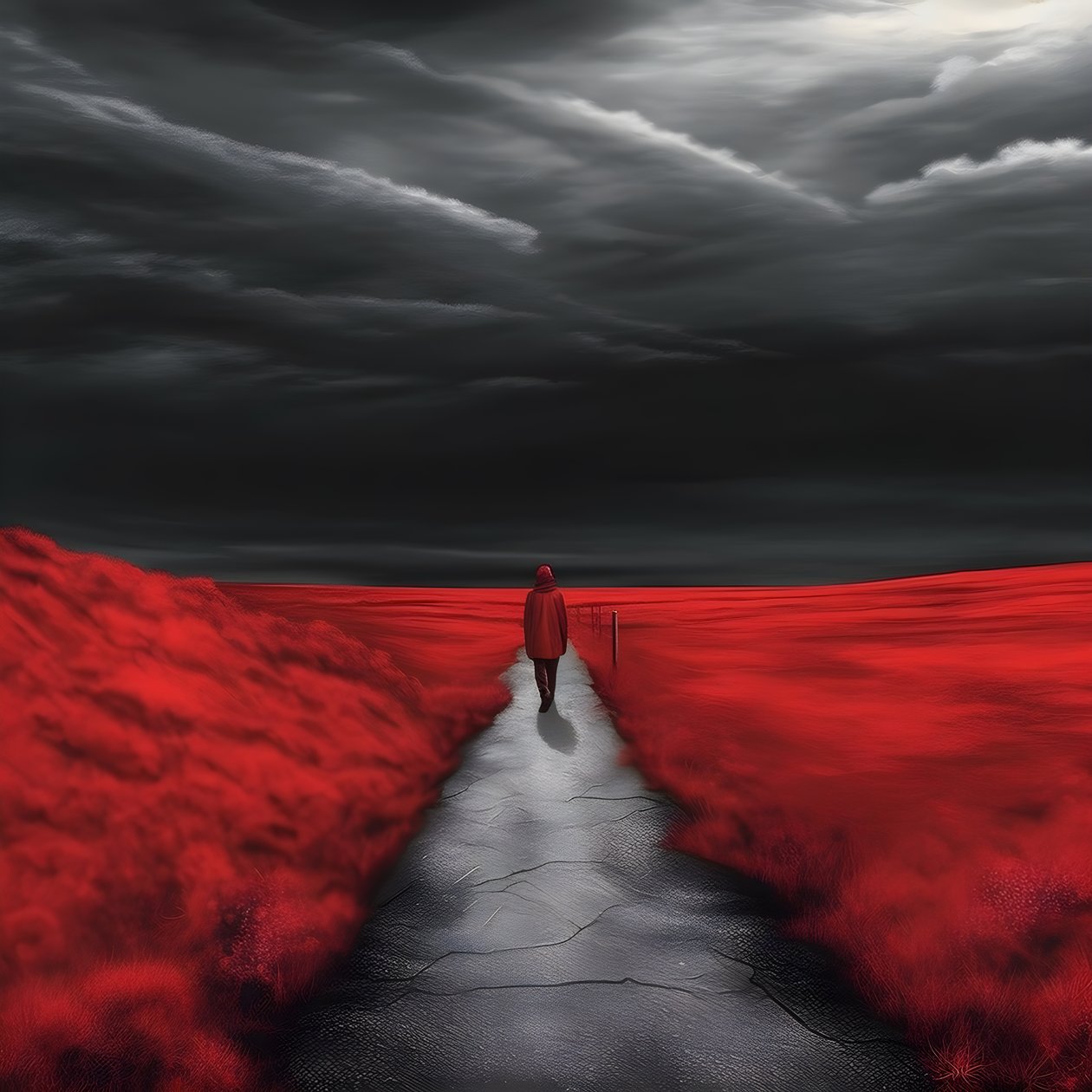 A Long Red Road. Walking. Like the Hero Who Never Ran. 3 by Kurt Heppke