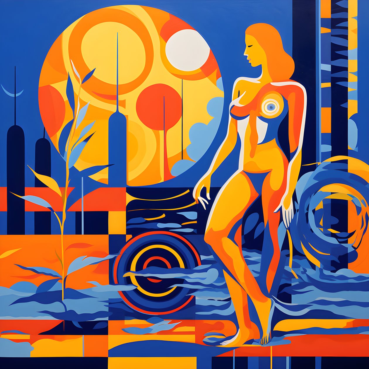 Disappointment in the Sun, Water Woman 1 by Kurt Heppke