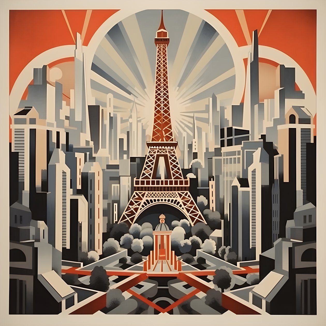 Advertisement Poster, Paris, France 2 by Kurt Heppke