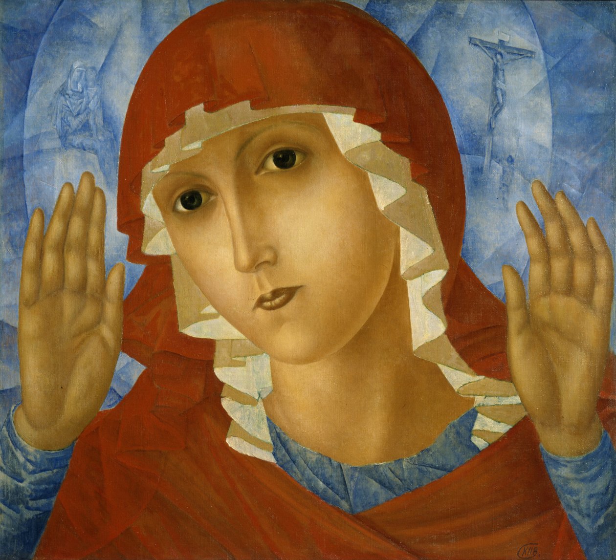 The Mother of God of Tenderness Towards Evil Hearts by Kuzma Petrov Vodkin
