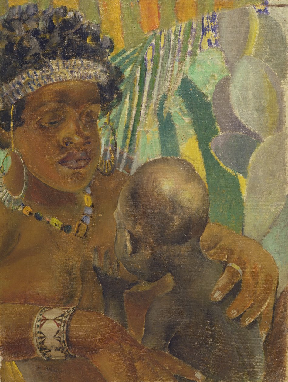 Negress by Kuzma Sergeevich Petrov-Vodkin
