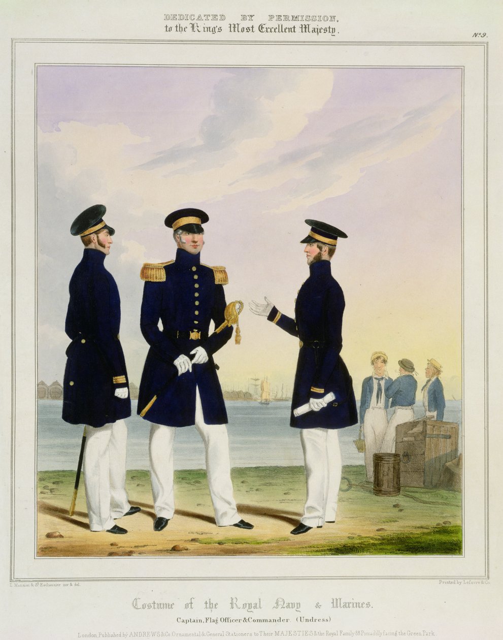 Captain, Flag Officer and Commander (Undress) plate 9 from 