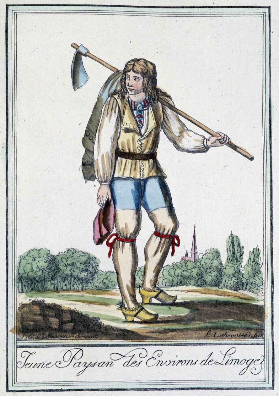Young Peasant from the Environs of Limoges - in 