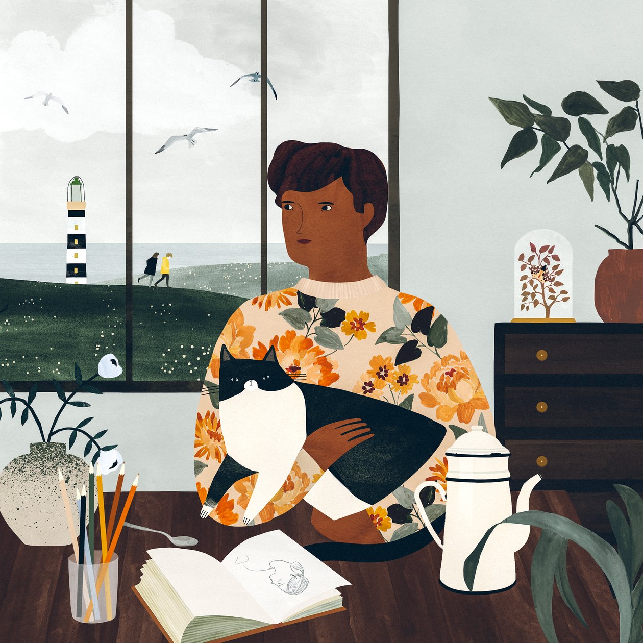 Cloudy Afternoon by Léa Le Pivert