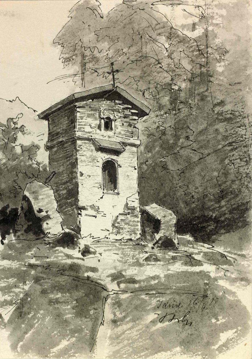Roadside Shrine near Idrija by Ladislav Benesch