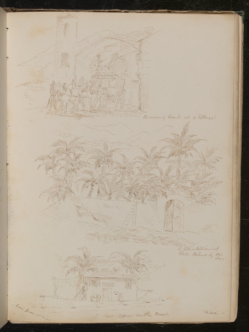 Horses Pulling a Carriage Through an Arch by Lady Butler