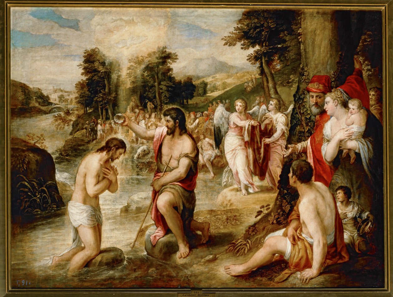 The Baptism of Christ by Lambert Sustris