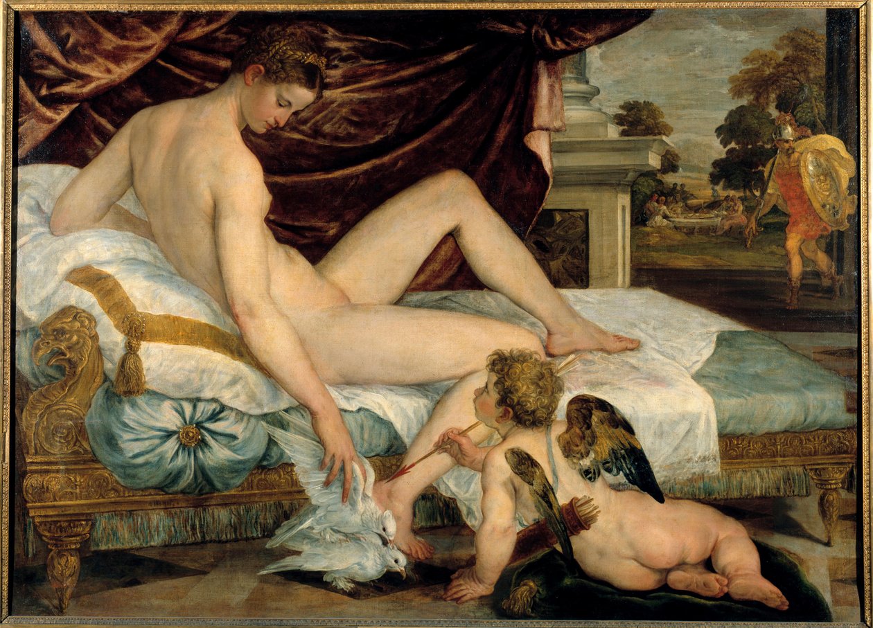 Venus and Cupid by Lambert Sustris