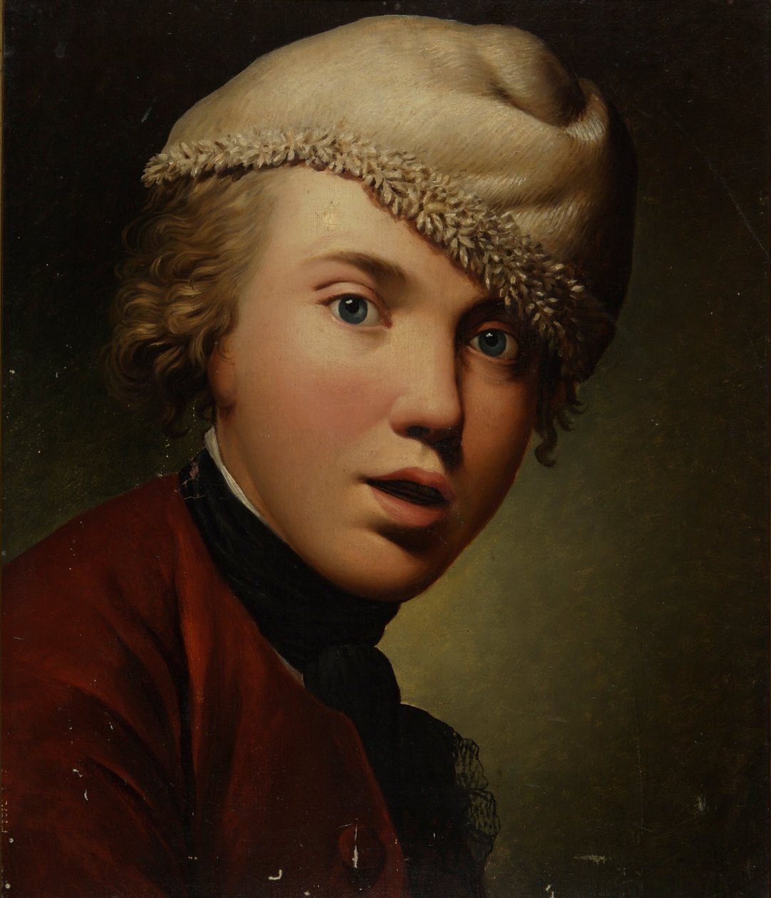 Copy of Jens Juels' Self-Portrait as Young by Lars Hansen