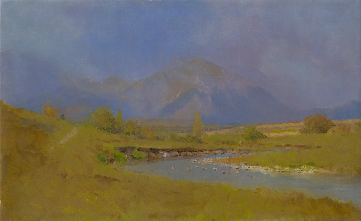 Podtatranská Landscape After Spring Rain by Laszlo Mednyanszky