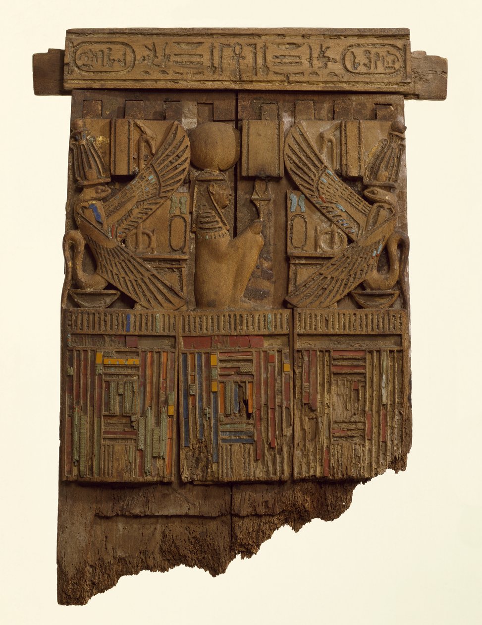 Panel, Probably from the Back of a Chair, from Abusir by Late Period Egyptian