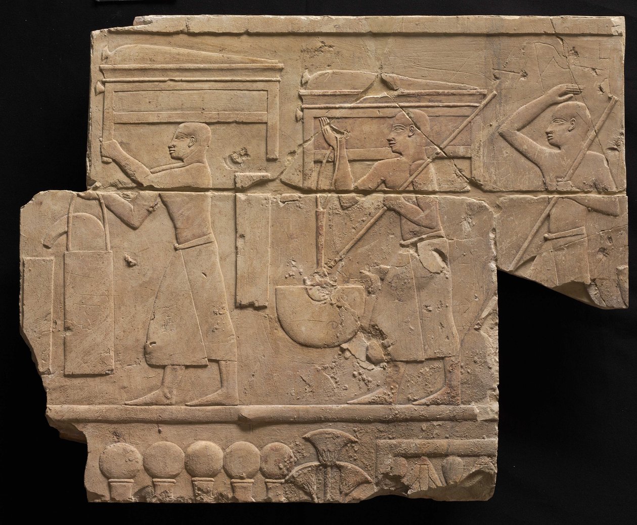 Men Bearing Tomb Equipment by Late Period Egyptian