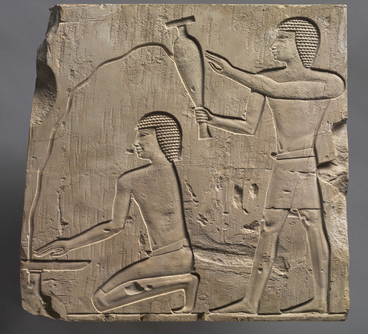 Priests Performing Funeral Rites, c.667-647 BC by Late Period Egyptian