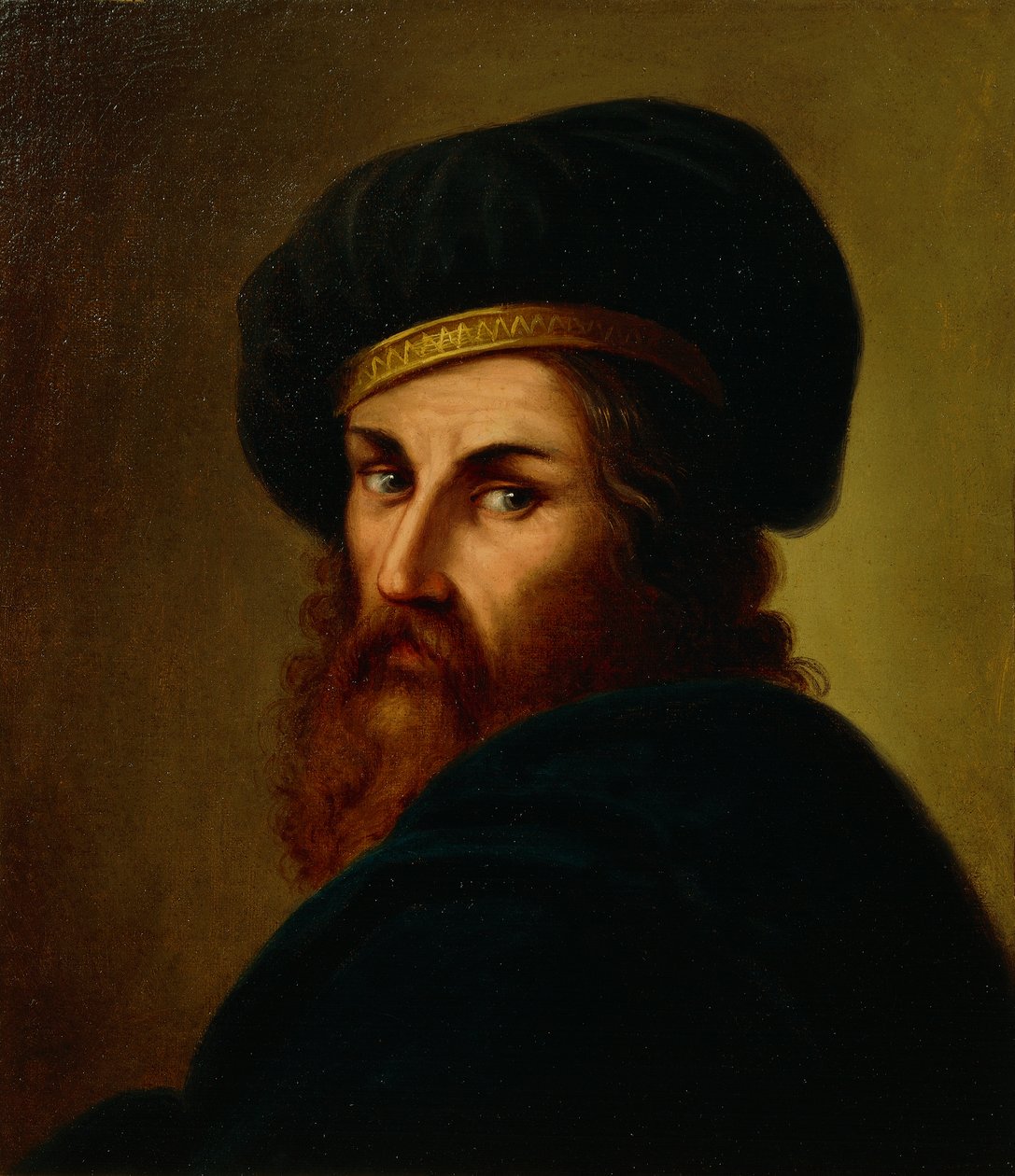 Portrait of Painter Ludovico Carracci by Lattanzio Querena