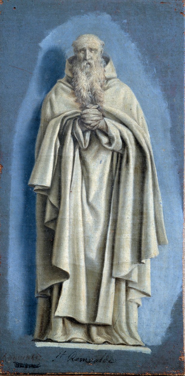 Saint Romuald Praying by Laurent de la Hyre