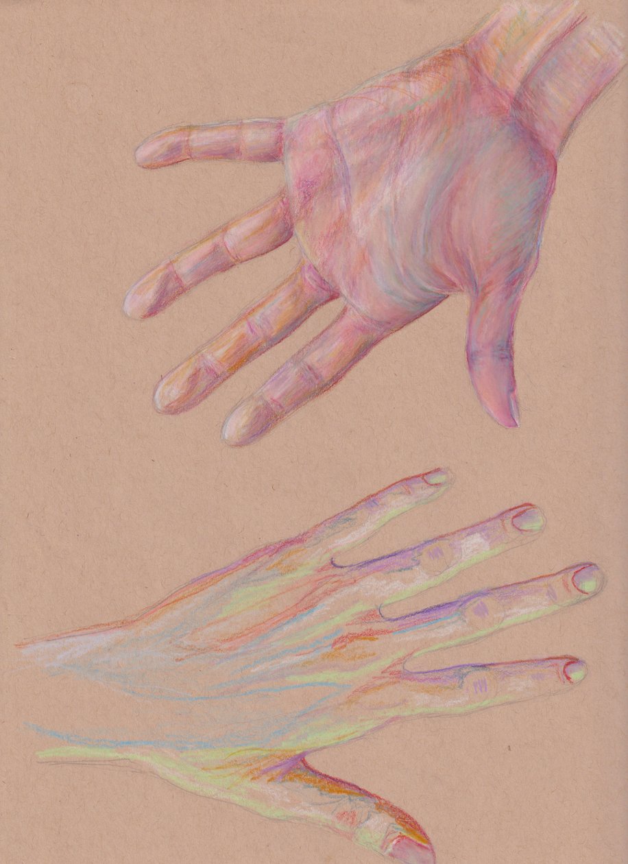 Hands #2, 2025 by Laurie Michaels