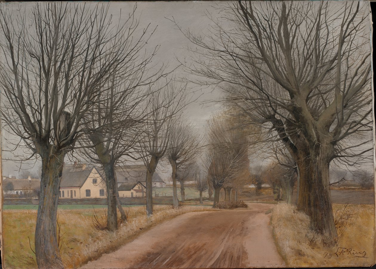A Road near Vinderød, Zealand by Laurits Andersen Ring