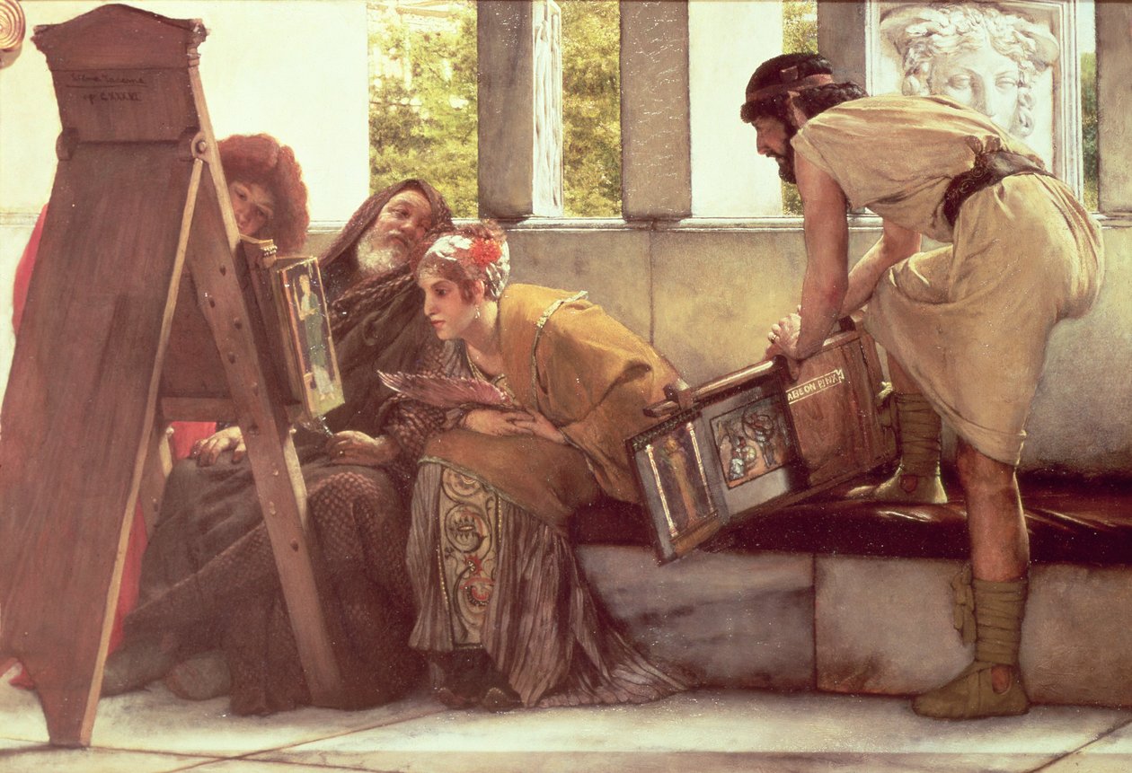 A Roman Studio by Lawrence Alma-Tadema