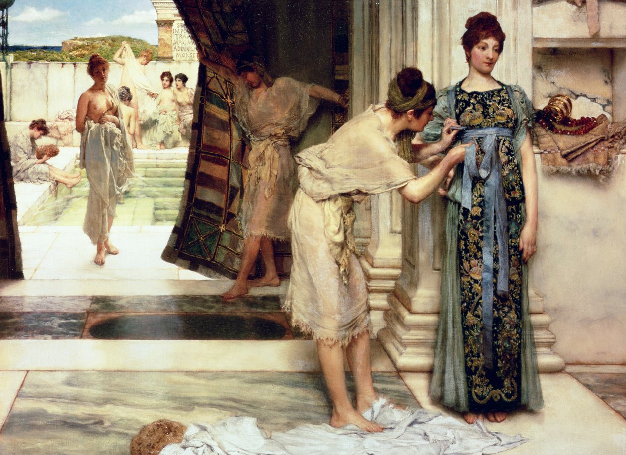 The Frigidarium by Lawrence Alma-Tadema