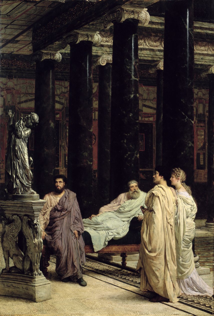 A Lover of Art by Lawrence Alma-Tadema