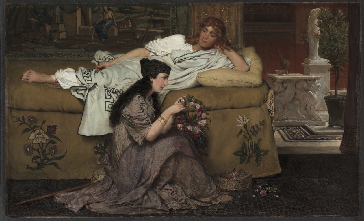 Glaucus and Nydia by Lawrence Alma-Tadema