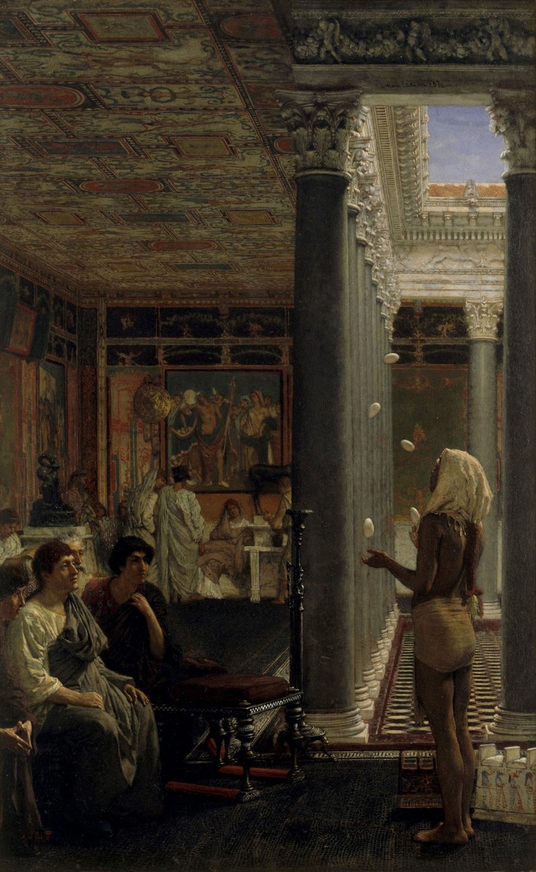A Juggler by Lawrence Alma Tadema