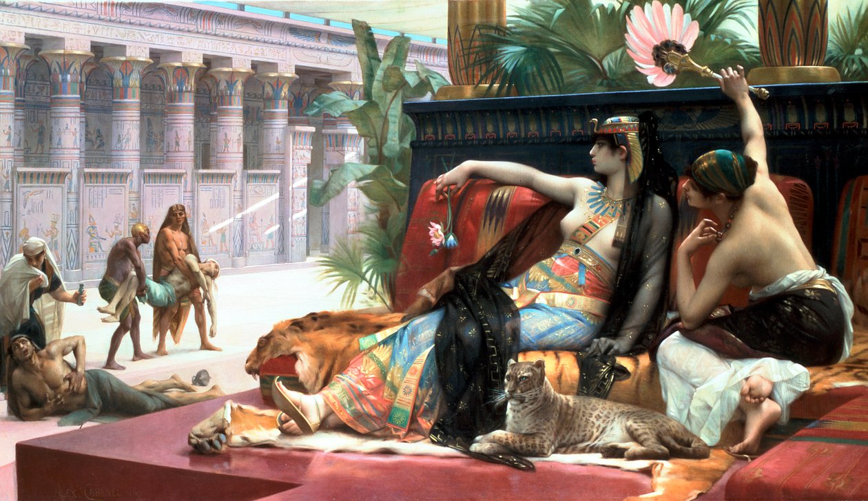 Cleopatra Testing Poisons on Those Condemned to Death by Lawrence Alma-Tadema