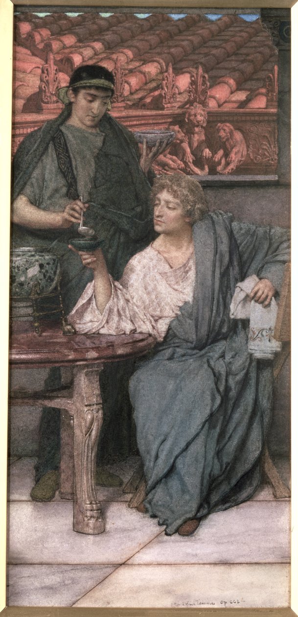 The Roman Wine-Tasters by Lawrence Alma-Tadema