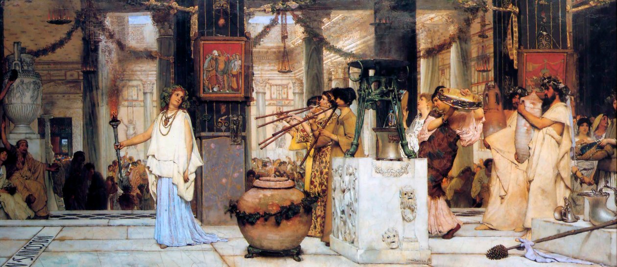 The Vintage Festival by Lawrence Alma Tadema