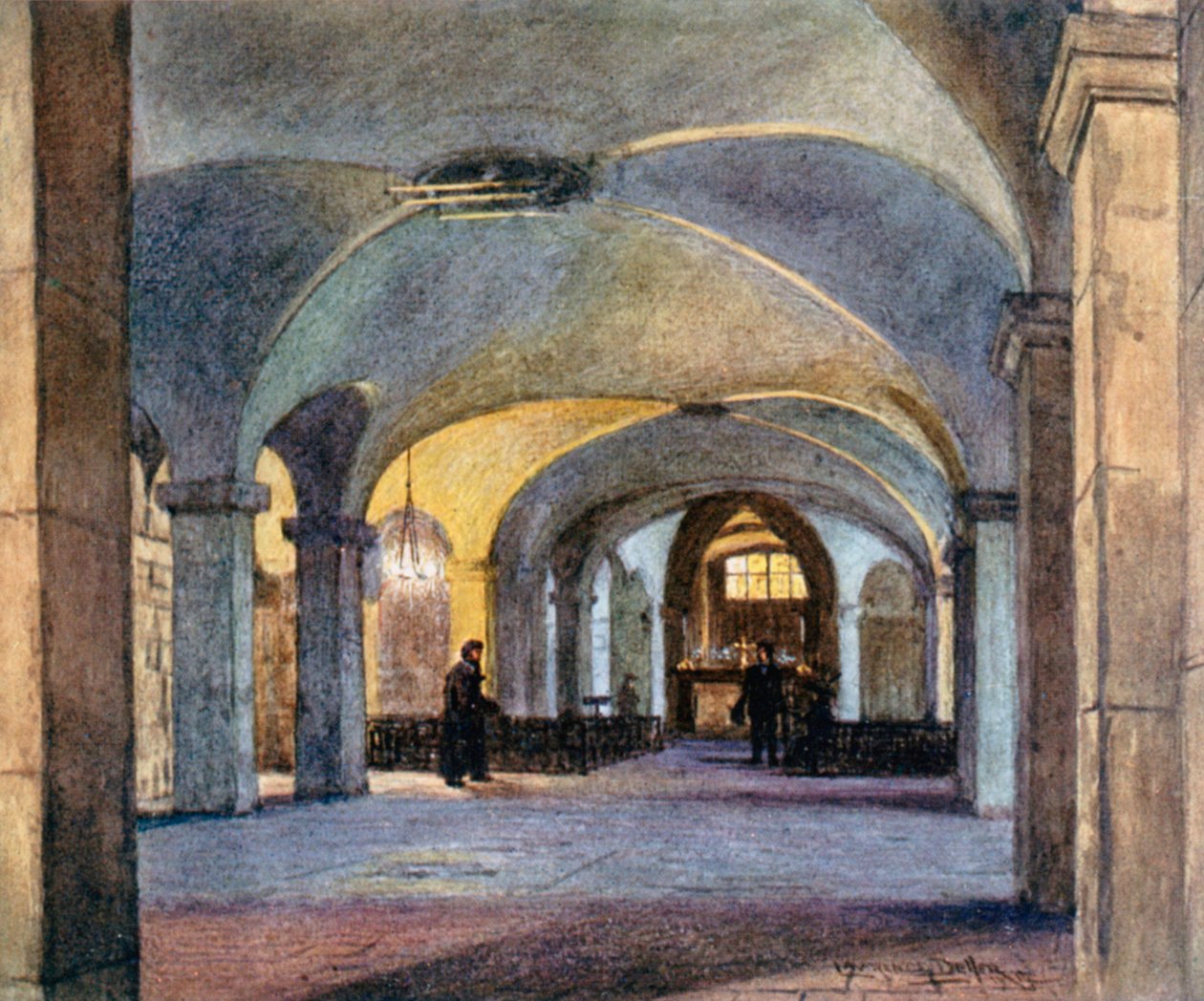 The Chapel of St Faith, in the Crypt by Lawrence Deller