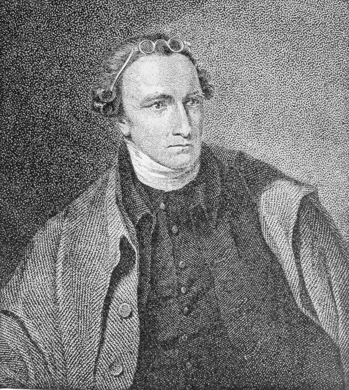 Portrait of Patrick Henry, engraved by William Satchwell Leney from a ...