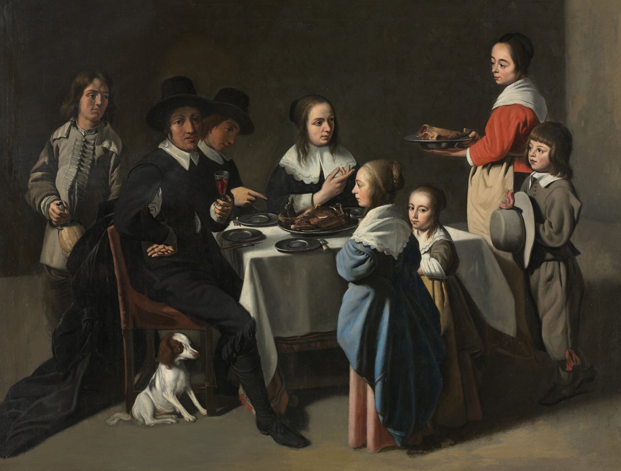 A Family Meal by Le Nain Brothers