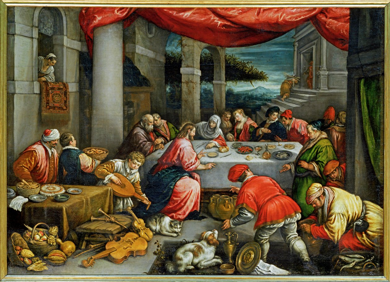 The Wedding at Cana by Leandro da Ponte Bassano