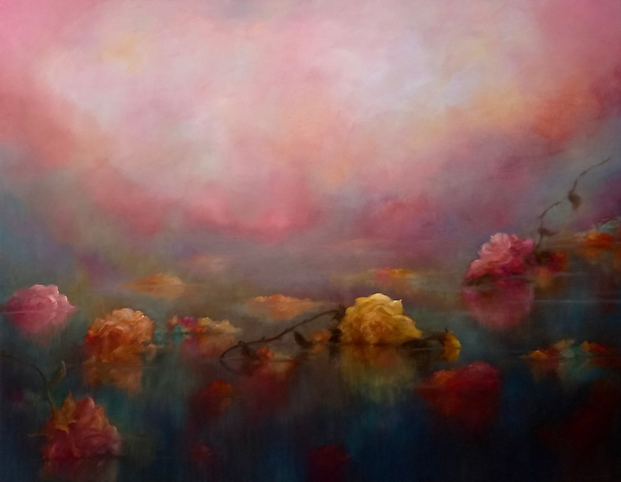 Roses Drift, 2025 by Lee Campbell