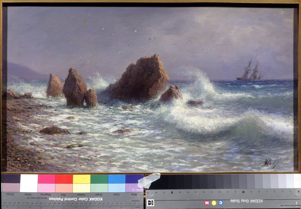 At the Livadia Shore by Lef Feliksovich Lagorio
