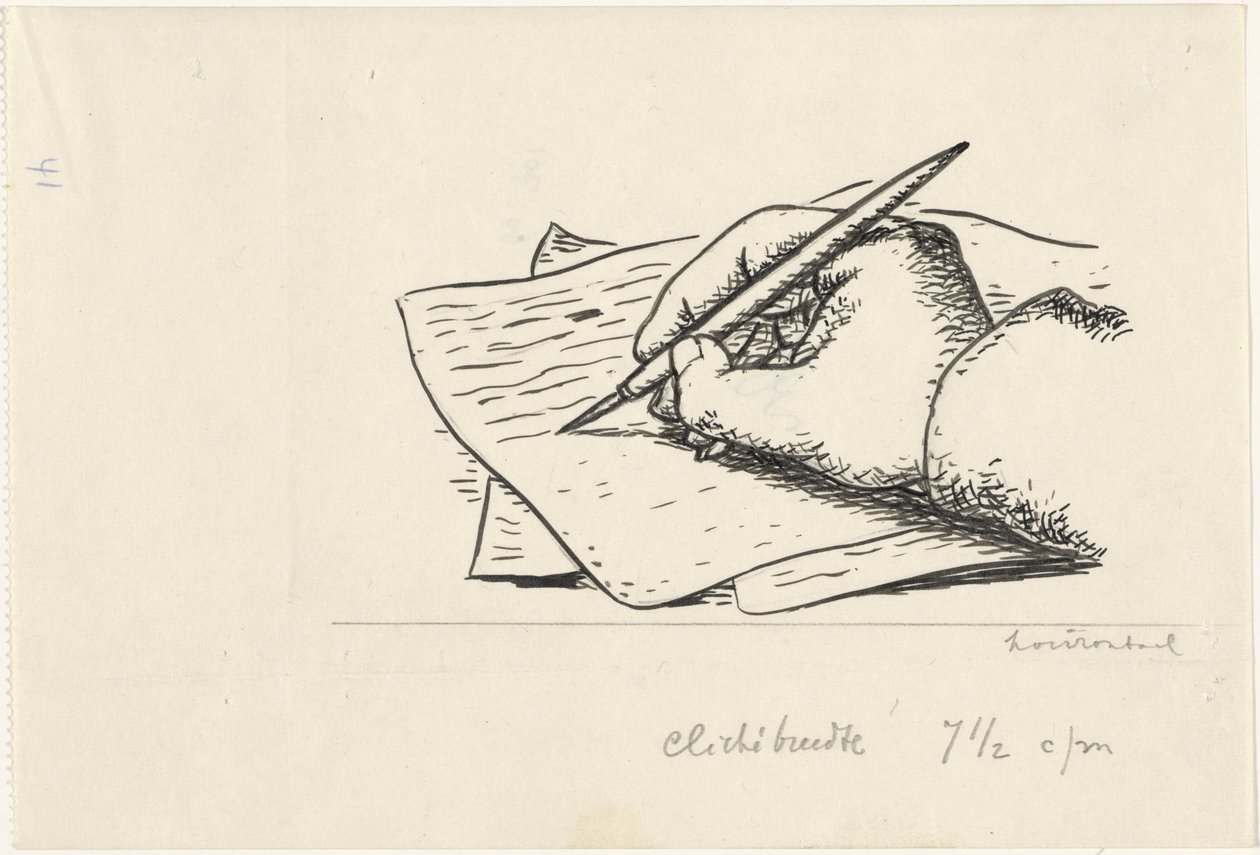 Writing Hand by Leo Gestel