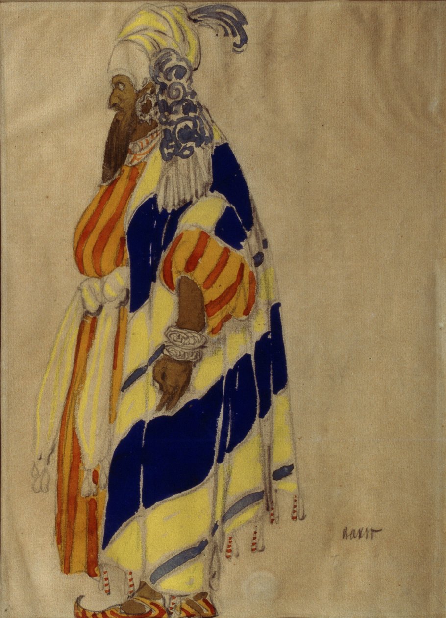 Costume design for the ballet Islamey by Mily Balakirev by Leon Bakst