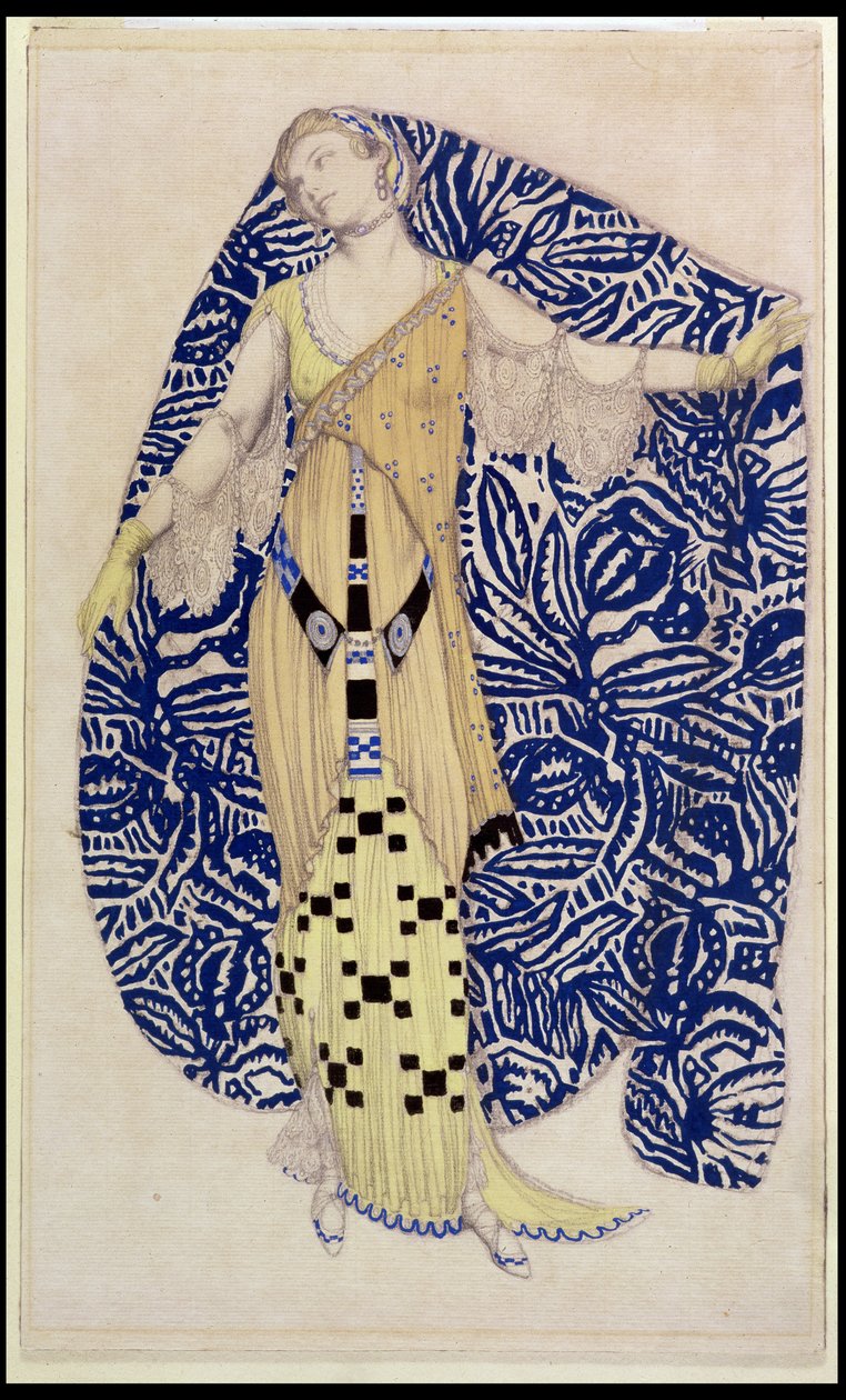 Modern Dress, Dione, 1910 by Leon Bakst