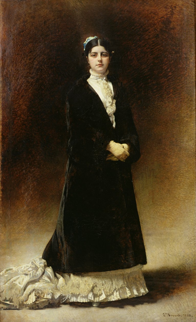 Portrait of Emanuella Pignatelli, Countess Potocka by Leon Joseph Florentin Bonnat